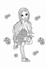 Moxie Girlz Coloring Pages 7  Coloringkidsorg sketch template