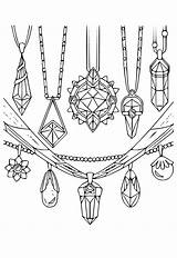 Free Printable Crystal Decorations Coloring Page For Adults And Kids  sketch template