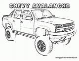 Chevy Pickup Truck Coloring Pages sketch template