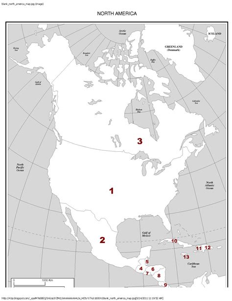 North America Map Quiz Survey