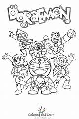 Doraemon Coloring Pages FREE 2025  And Learn sketch template