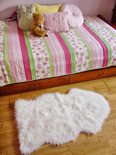 IKEA FAUX Sheepskin Floor Rug Soft Warm Tejn WHITE Brand NEW