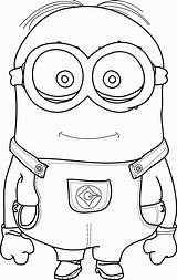 Minion Coloring Pages sketch template