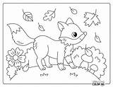 Fox Coloring Pages Free PDF Printables  Simply Love sketch template