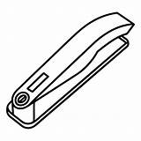 Nail clipper Outline coloring Book Page Line Art Drawing  Premium AI sketch template