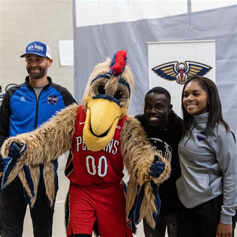 Photos: Pelicans, Woodward host basketball clinic, uniforms distribution at KIPP East Middle ...