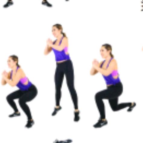 Lunge Squat by Shew F. - Exercise How-to - Skimble