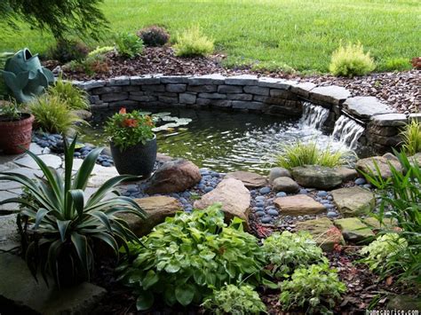 Landscaping Where Grass Won't Grow | Garden pond design, Fountains ...