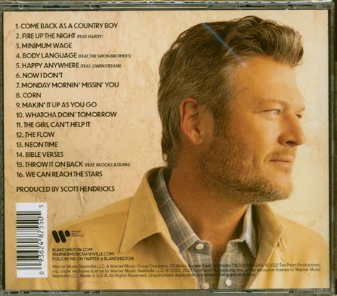 Blake Shelton CD: Body Language (CD Deluxe Edition) - Bear Family Records