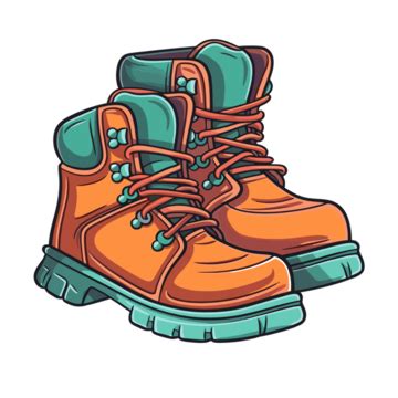 Safety Shoes Clipart Cartoon Hiking Boots Vector, Safety Shoes, Clipart, Cartoon PNG and Vector ...