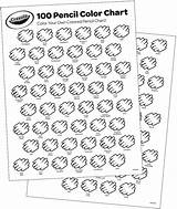 Colored Pencil Coloring Chart  Free Page Crayolacom sketch template