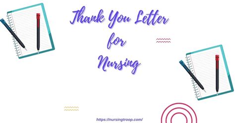 Nursing Thank You Letter Example 2024 - NursingTroop