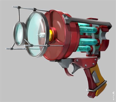 ArtStation - Laser weapon concept and process