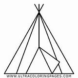 Teepee Coloring Page  Ultra Pages sketch template