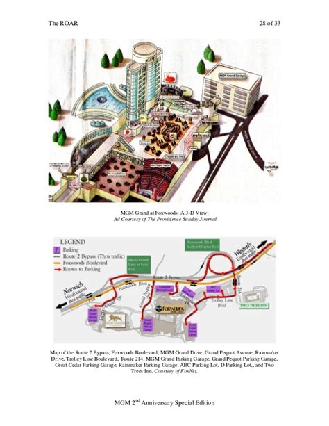 Foxwoods Casino Parking Map