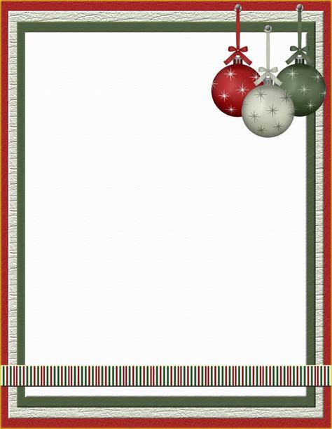 Christmas Word Templates Free Download Of Christmas 2 Free Stationery Template Downloads ...