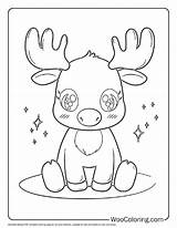 100  Moose coloring Pages Free PDF To Print Woo Coloring sketch template