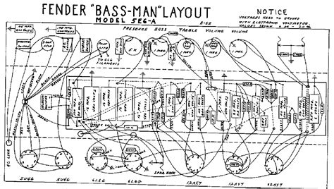 FENDER BASSMAN-5E6A-LAYOUT Service Manual download, schematics, eeprom, repair info for ...