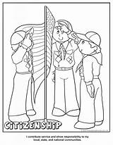 Cub Scout Coloring Pages Activity Sheet sketch template
