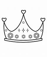 Princess Tiara Coloring Page Free Printable PDF sketch template