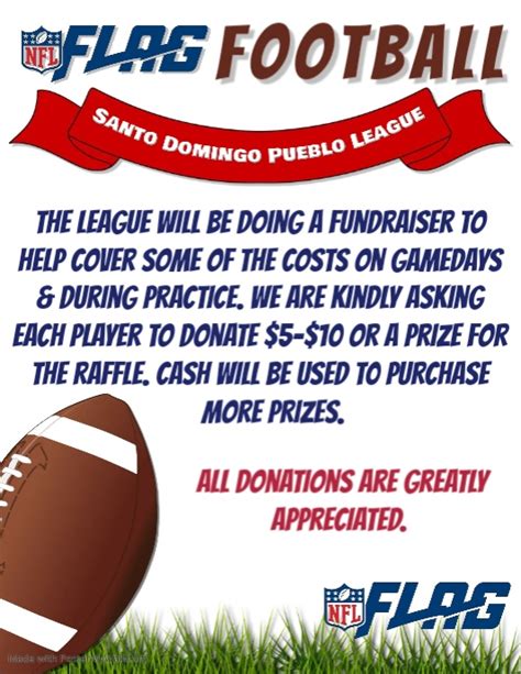 Football Fundraiser Flyer | PosterMyWall