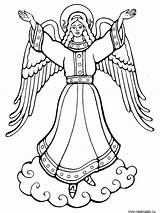 Angel coloring pages sketch template