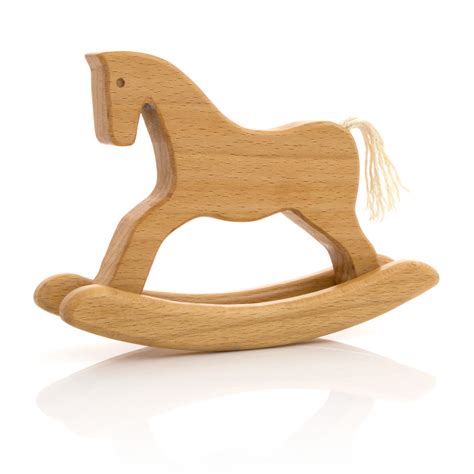 Milton Ashby Gift Boxed Wooden Toy Rocking Horse - Leo & Bella