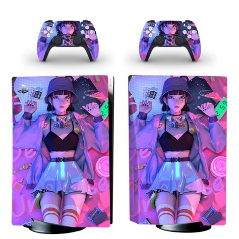 Anime Girl Wallpaper Skin Sticker For PS5 Skin And Controllers - ConsoleSkins.co