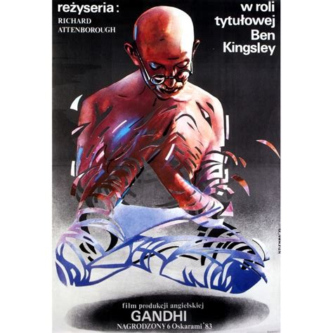 Gandhi - Ben Kingsley, Polish Movie Poster