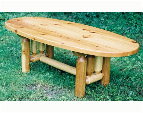 Rustic Cedar Log Coffee Table | Briar Hill Furniture