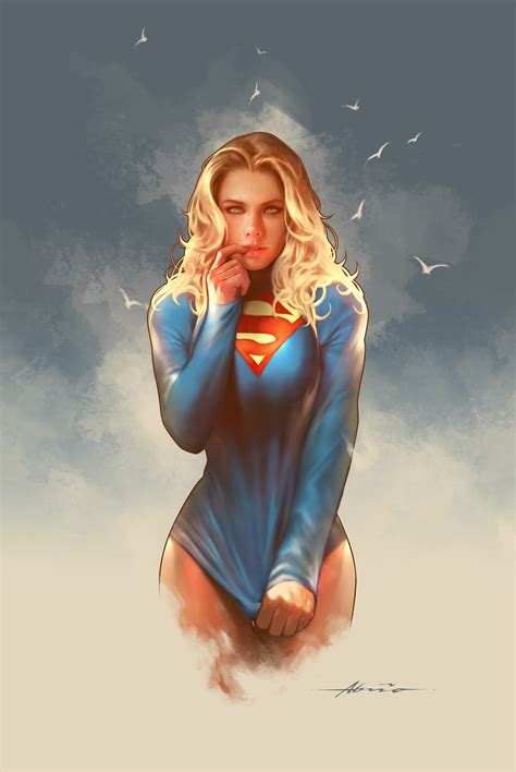 Wallpaper : Supergirl, comic art, women, digital art, fan art, DC Comics 1920x2868 - neeasade ...