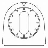 Timer Clock Emoji coloring Page  Free Printable Coloring Pages sketch template