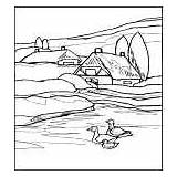 People And Places Coloring Pages sketch template