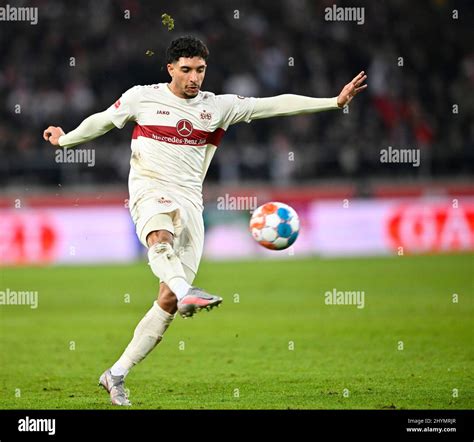 Goal kick Omar Marmoush VfB Stuttgart, Mercedes-Benz Arena, Stuttgart ...