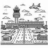 Nice Airport coloring page  Download Print Or Color Online For Free sketch template