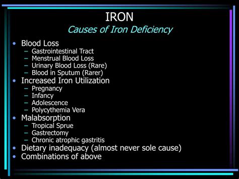 PPT - IRON METABOLISM DISORDERS PowerPoint Presentation, free download - ID:1285171