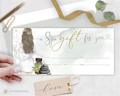 Printable Spa Day Voucher Template - Fillable Form 2024
