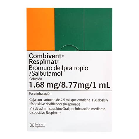 Combivent Respimat 1.68 mg/8.77 mg/1 ml solución para inhalación | Walmart