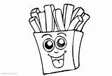 Printable Coloring Pages Fries sketch template