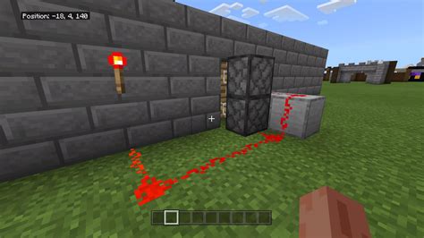 Minecraft Sticky Piston Door