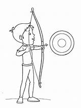 Archery Coloring Pages For Kids To Print  Games Online sketch template