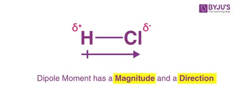 Dipole Moment - Definition, Detailed Explanation and Formula