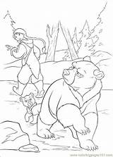 Brother Bear 2 Coloring Pages At GetColoringscom  Free Printable sketch template