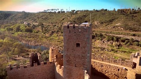 Castle of Almourol Aerial View - YouTube