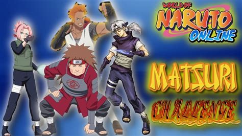 Naruto Online: MATSURI CHALLENGE / I Tried - YouTube