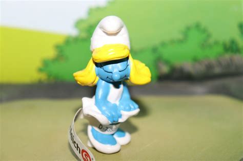 The Smurfs Actress Smurfette Smurf Movie Set Series 20713 Rare Vintage Figurine | #3935883766