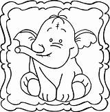Elephant Coloring Book  Easy And Fun Elephants For Kids sketch template