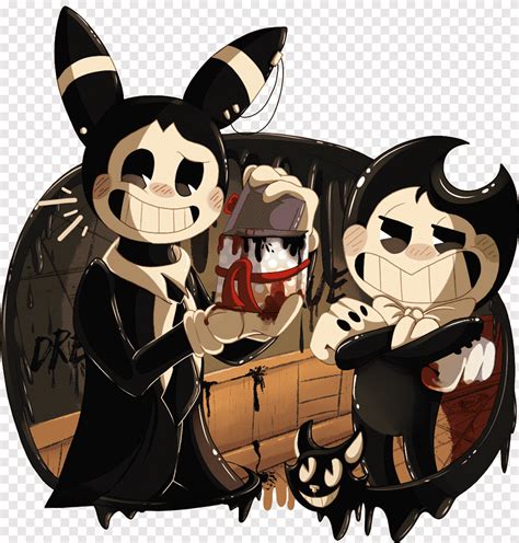 Bendy and the Ink Machine Artist Cuphead, sweet dreaming cat, horse, mammal png | PNGEgg