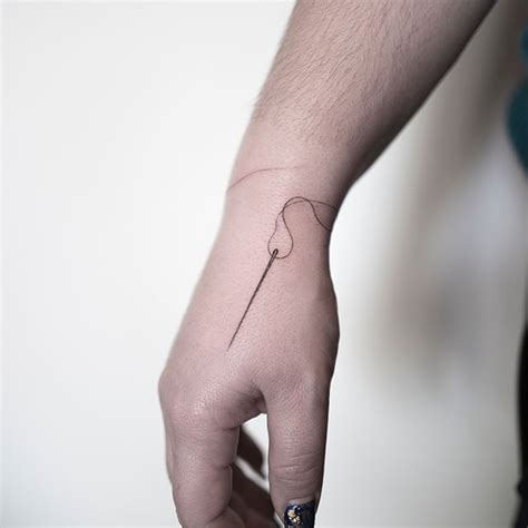 Needle and Thread #hongdam | Sewing tattoos, Stitch tattoo, Health tattoo