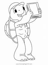 Franklins Book Coloring Page For Kids  Free Franklin Printable sketch template